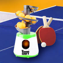 Tênis de mesa arremessando robô máquina mini criança ping pong jogo treinamento automático servir bola lançador dispositivo portátil trainer 2024 - compre barato