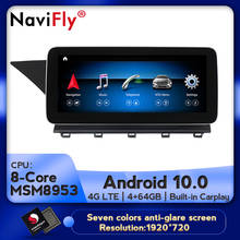 Navifly-sistema multimídia para autos, 1920x720, com android 10, gps e reprodutor multimídia para benz glk class x204, glk200, glk220, glk300, glk350, entre 2008 e 2012 2024 - compre barato