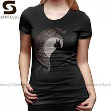 Camiseta de esquilo ratatoskr t camisa verde o pescoço mulher camiseta de algodão gráfico na moda mais tamanho de manga curta das senhoras camiseta 2024 - compre barato