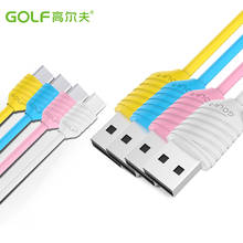 GOLF 1m USB Data Sync Charging Cable For iPhone 5S 5 5C 6S 6 7 8 Plus X XS Max XR SE iPad Air 2 mini 2 3 Fast USB Charger Cables 2024 - buy cheap