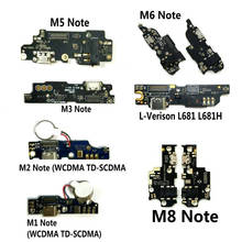Новый микрофонный модуль + зарядка через usb Нижняя плата гибкий кабель соединительные детали для Meizu M6 Note M6Note Замена 2024 - купить недорого