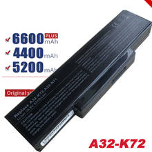 HSW 6 ячеек Аккумулятор для ноутбука ASUS A32-K72 A72 A72D A72DR A72F A72J A72JK A72JR K72 K72D K72DR K72DY K72F K72J K72JA bateria 2024 - купить недорого