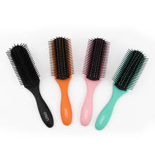 Professional Hairdressing Comb American Men's Oil-head Curly Hair Comb Styling Comb Anti-Static Massage Nine-Row Comb 2024 - buy cheap