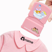 Customized Name Stamp Paints Personal Student Child Baby Engraved Waterproof Non-fading Kindergarten Cartoon Clothing Name Seal 2024 - buy cheap