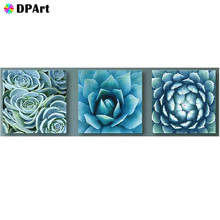 3 peças pintura diamante 5d quadrado completo/redondo broca azul rosas flores dia a dia strass bordado pintura em ponto cruz m657 2024 - compre barato