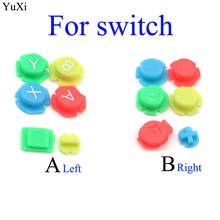 Botões coloridos abxy para nintendo switch ns nx, botões joy-con para controle da direita e da esquerda 2024 - compre barato