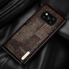 Genuine Leather Case for Poco X3 X4 Pro F3 F4 GT Mi 12S Ultra 12T 11T 11 12 Lite Cover For Xiaomi Redmi Note 10 8 9 11 pro + 11s 2024 - buy cheap