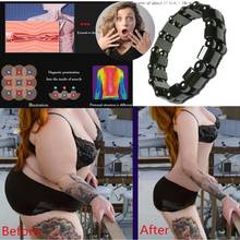 Magnetic therapy Health care Loss Weight Effective Black Stone Bracelets slimming Stimulating Acupoints Arthritis Pain Relief 2024 - buy cheap