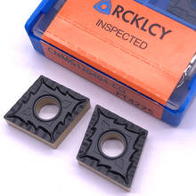 Ferramenta de rotação externa de carboneto rcklcy, inserções cnmg120404 cq ft4225, inserções de rotação em carboneto para ferramenta de corte de aço, placa cnc com 10 peças 2024 - compre barato