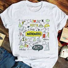 Camiseta de algodón con estampado "I Love Math", "I Love Maths Is Magic for Math Teacher", camiseta estampada 2024 - compra barato