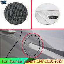 For Hyundai Elantra CN7 2020 2021 Car Accessories ABS fuel tank cap cover car-styling trim oil fuel cap protective 2024 - buy cheap