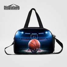 Dispalang Basketball Travel Duffle Bag For Boys Men Outdoor Sporty Weekend Bags With Shoes Pocket Male Duffel Overnight Handbag 2024 - buy cheap