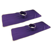 2pcs Reusable Massage Bed Tattoo Table Sheet Pad Mat With Face Hole Purple 2024 - buy cheap