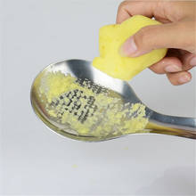 Cuchara de acero inoxidable con forma de limón, rallador de jengibre, herramientas de molienda de ajo Wasabi, rallador de queso, cuchara mezcladora 2024 - compra barato