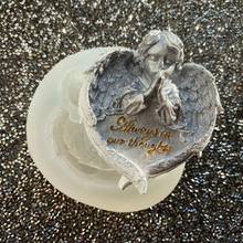 Angel Pattern Silicone Mold 3D Stereo Soap Mold With Heart Wings DIY Crystal Epoxy Mould Soap Making Tools Candle Resin Mold 2024 - buy cheap