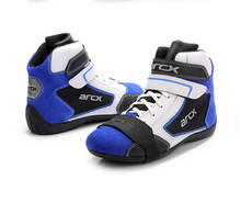 Arcx botas de motocicleta, de couro, à prova d'água, respirável, sapatos de proteção para andar de moto, calçados de rua 2024 - compre barato