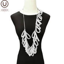 UKEBAY-collar con colgante bohemio para mujer, joyería hecha a mano, cadena de aleación, de malla, joyería de diseño para boda, regalos de fiesta 2024 - compra barato