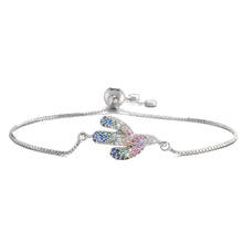 Cmoonry pulseira colorida luxuosa aaa + cz pedra bracelete e pulseira pingente cacto moda para mulheres e meninas atacado 2024 - compre barato