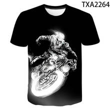 2020 New Summer 3D T shirt Ghost Rider Men Women Children Casual Fashion Streetwear Boy Girl Kids Printed T-shirt  Cool Tops Tee 2024 - buy cheap