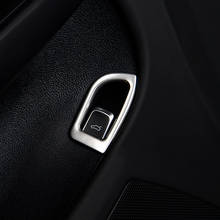 Interruptor de puerta de maletero para coche, cubierta de marco decorativo para Audi A4 B8 2009-2016 LHD, accesorios de acero inoxidable 2024 - compra barato