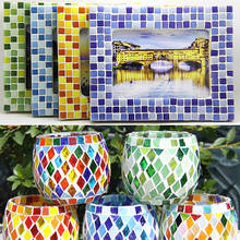 150x Multicolor Rectangle Glass Mosaic Tiles Tessera For Art Craft 10x20mm 2024 - buy cheap