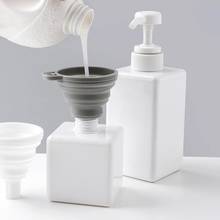 Портативная мини-силиконовая Складная воронка для жидкого масла, кухонный инструмент, аксессуары, гаджеты, силиконовые инструменты для ванной 2024 - купить недорого