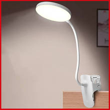 Lâmpada led de mesa recarregável usb, lâmpada com clipe para leitura em cama, livro, luz noturna, proteção para os olhos ma Lâmpada led de mesa recarregável usb, lâmpada com clipe para leitura em cama, livro, luz noturna, proteção para os olhos ma