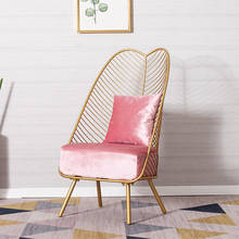 Modern Louis Fashion Living Room Chairs Single Sofa Nordic Creative Leisure Fabric Balcony Bedroom 2024 - buy cheap