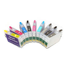 Recarga de cartuchos de tinta en 9 colores para Epson T0961-T0969 para impresora Epson Stylus photo R2880 con Chips ARC 2024 - compra barato