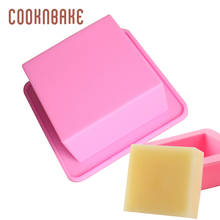 COOKNBAKE Silicone Handmade soap mold inner diameter of 6 * 6 * 3cm straight square Box Silicone Cake Pastry Mold  CDSM-088 2024 - buy cheap