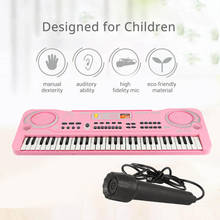 61 Keys Electronic Digital Keyboard Piano Musical Instrument Toy w/ Microphone for Kids Children 2024 - buy cheap