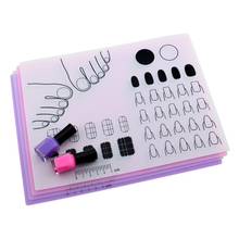 Foldable Practical Nail Polish Silicone Hand Cushion Holder Pad Sticker Nail Art Manicure Tools Nail Mat manicure table 2024 - buy cheap