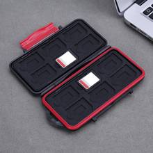 ALLOYSEED Waterproof Memory Card Case 12 Slots Capacity Anti-Shock Storage Holder Box Cases  Protector For SD/Micro SD/TF Cards 2024 - buy cheap