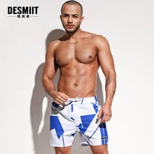 Desmiit Mens Swimming Shorts Summer Lining Beach Shorts Breathable Swimwear Trunks Surf Board Shorts Bathing Suit Swimsuits 2024 - buy cheap