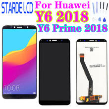 Новый ЖК-дисплей для huawei Y6 2018, сенсорный экран ATU L11 L21 L22 LX1 LX1 L31 L42 для huawei Y6 Prime 2018, ЖК-экран 2024 - купить недорого