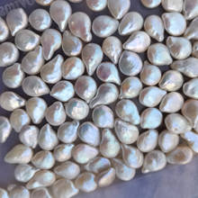 Perlas sueltas de agua dulce naturales reales, 10-13mm, forma Barroca, sin agujero, venta al por mayor, 10 unids/lote 2024 - compra barato