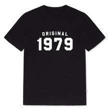 Оригинальная футболка с коротким рукавом на 40-й день рождения, подарок, Женская Повседневная хлопковая футболка с коротким рукавом, Винтажная футболка, женская одежда, Прямая поставка 2024 - купить недорого