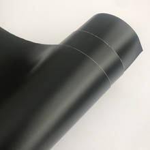 Filme adesivo de vinil preto ygm 20/30/40/50cm, folha de vinil fosco para wrapping ar corpo do carro, carros e motocicletas 2024 - compre barato