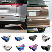 For Toyota Previa 2010 2011-2017 2018 Car Cover Muffler Exterior Back End Pipe Dedicate Exhaust Tip Tail Outlet Ornament Vent 2024 - buy cheap