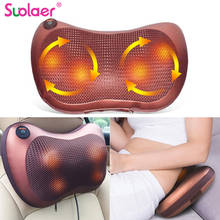 Multifunctional Relaxation Massage Pillow Shoulder Back Infrared Heating Vibrator Electric Kneadingx for shiatsu Neck Massage 2024 - buy cheap