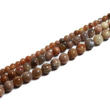 Fine AAA 100% Natural Old mine Sunstone Round Gemstone Beads For Jewelry Making DIY Bracelet Necklace 6/8/10 mm Strand 15'' 2024 - buy cheap