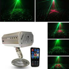 Christmas Projector DJ Disco Light Voice Control Light Music LED Par Laser Projector Stage Club Dancing Party Lights Lighting 2024 - buy cheap
