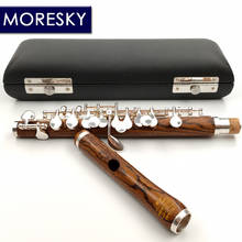 MORESKY Laurentii Piccolo C Key Cupronickel Flute Silver Plated Keys Wooden Body Material MPC-162 2024 - buy cheap