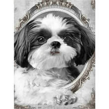 Full,Diamond Embroidery,5D,diy,Diamond Painting,Animal pet dog picture,image Cross Stitch square rhinestones Mosaic,Needlework 2024 - buy cheap