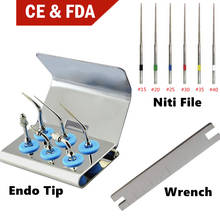 Escalador ultrasónico Kit de boquillas endodoncia Root Canal punta ultrasónico piezoeléctrico escamador Endo consejos llave para EMS Dental escamador Endo dontics 2024 - compra barato