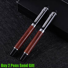 New Arrival Hot Selling Pure Rosewood Ink Fountain Pen Nice Smell Luxury Gift Pen Buy 2 Pens Send Gift 2024 - buy cheap