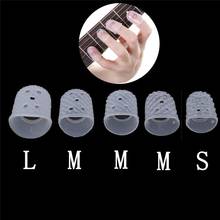 5pcs Finger Cover Anti-slip Hands Coat Relief Play Pain Gloves for Ukulele Electric Acoustic Guitar Stringed Musical Instrument 2024 - buy cheap