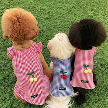 Puppy Dog T-shirt Summer Dog Clothes Tee Shirt Yorkshire Pomeranian Poodle Bichon maltese Schnauzer Pet Shirt Dog Clothing 2024 - buy cheap