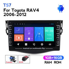 Reproductor Multimedia con Android y navegación gps para Toyota, Radio de coche estéreo 2Din con Android, HD1280 x 720, para Toyota RAV4, Rav 4, 2006, 2007, 2008, 2010, 2011, 2012 2024 - compra barato