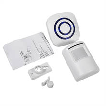 1 Set Smart Door Bell Motion Sensor Wireless Doorbell Alert Secure System Alarm Doorbells For Driveway Patrol Garage EU Plug HOT 2024 - buy cheap